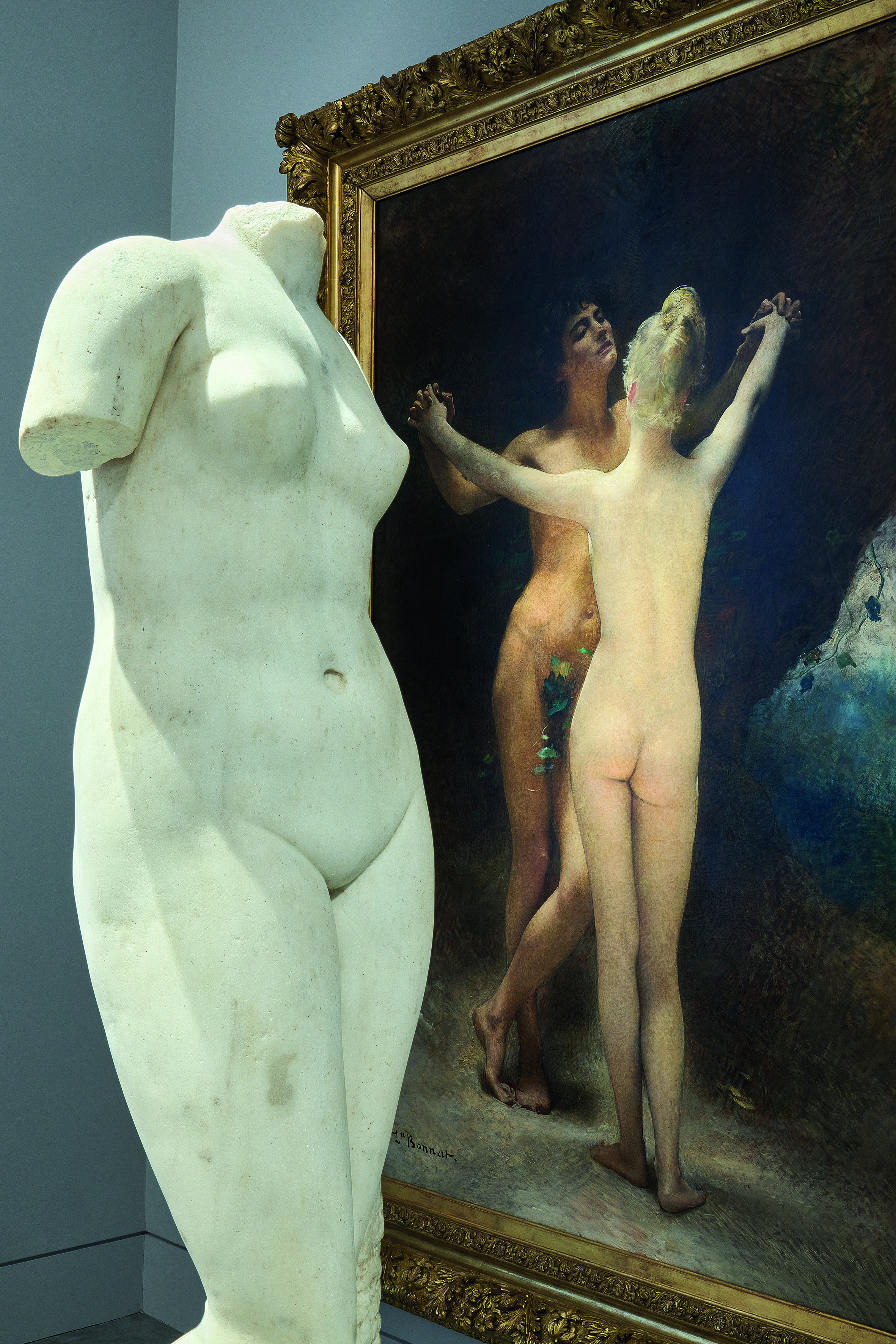 Dans la salle des Corps du musée Bonnat-Helleu de Bayonne