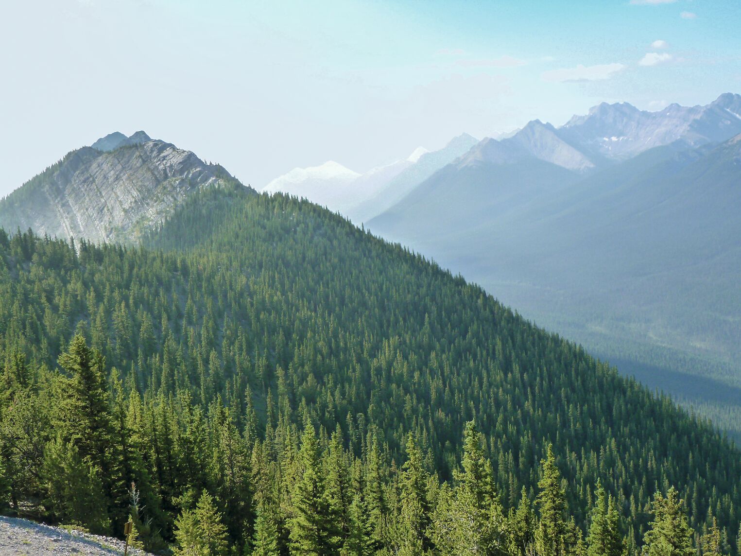 Dans le parc national de Banff au Canada