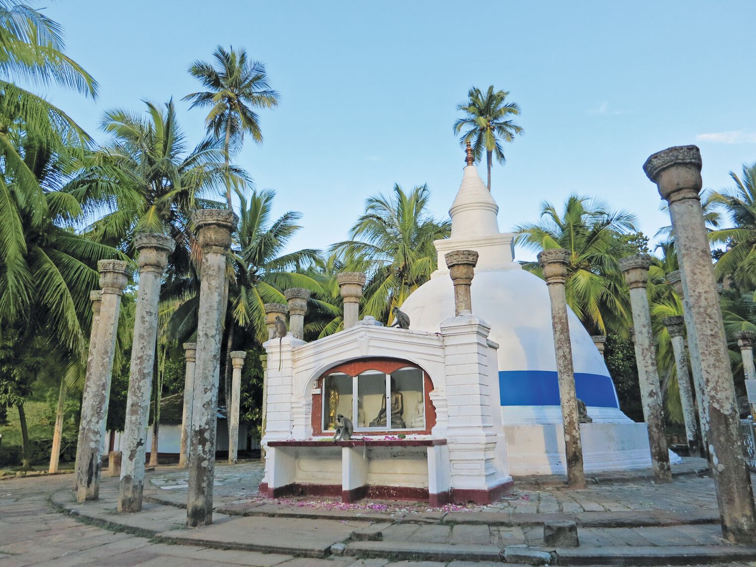 Le dagoba d’Ambasthale, sur le site de Mihintale