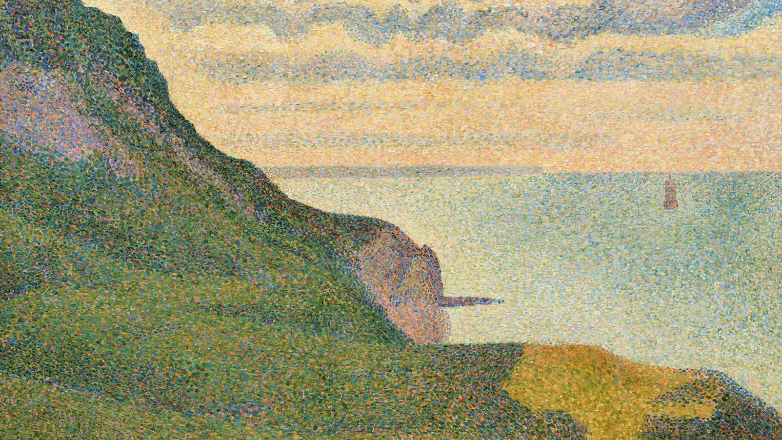 Georges Seurat, Seascape at Port-en-Bressin, Normandy