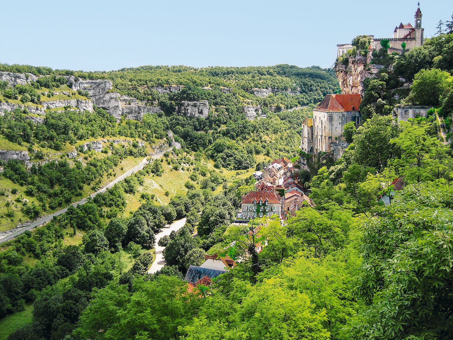 vue sur Rocamadour