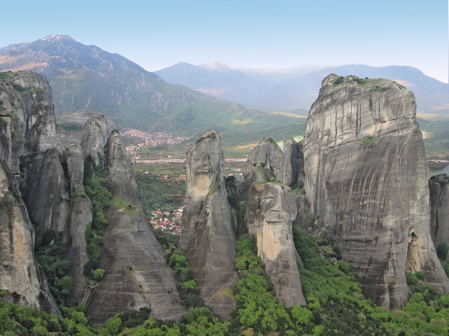 Les impressionnants rochers des Météores